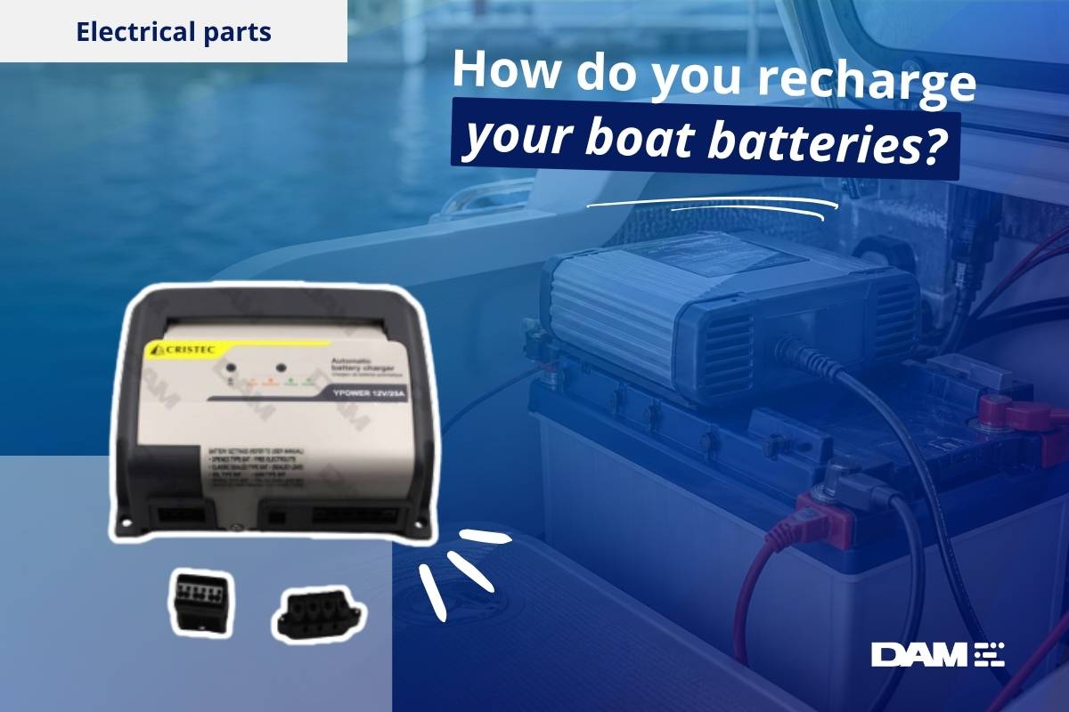 How do you recharge your boat batteries?